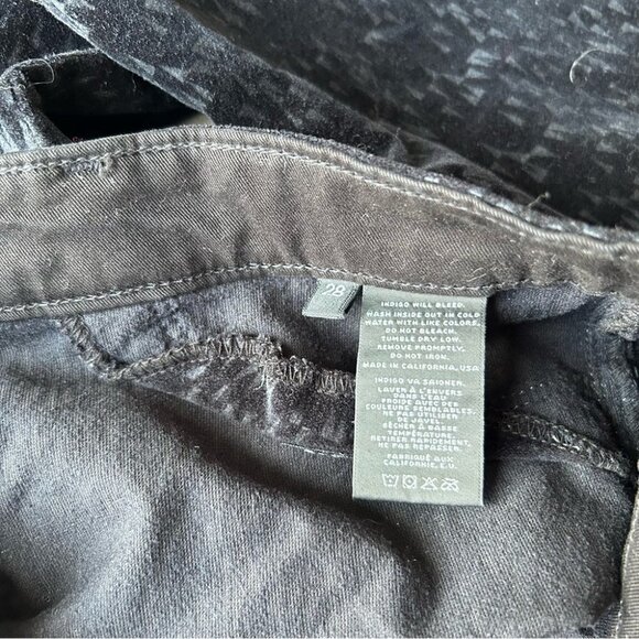 J Brand Super Skinny Printed  Velour Velvet Jeans - Picture 8 of 12